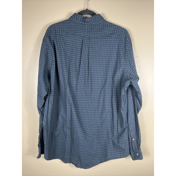 Ralph Lauren Button Up Shirt Mens 2XL Green Plaid Classic Fit Casual Adult Pony - Picture 3 of 3